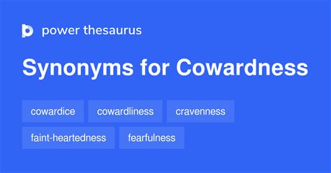 cowardness|cowardness synonym.